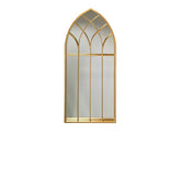 Decorative Arched Gold Wall Mirror – 50 x 110 cm | Fast UK Delivery